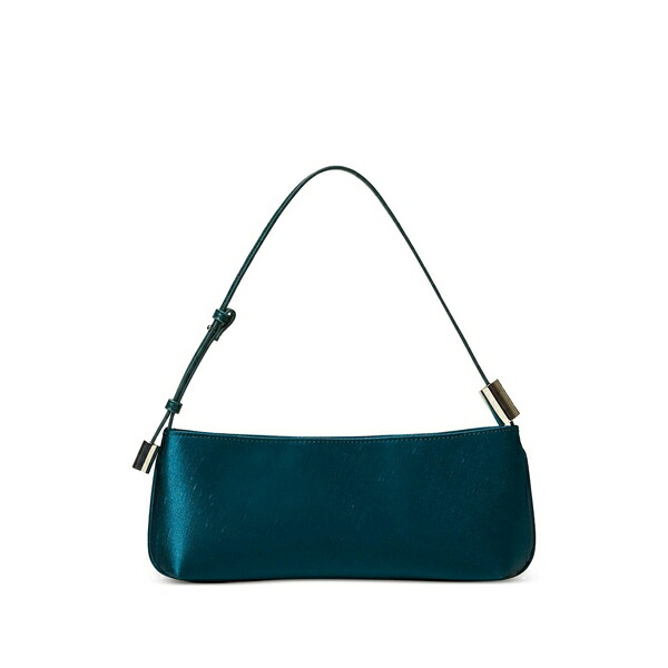 ツイン書き割り レディース ショルダーバッグ 御徒面子 Shantung satin shoulder bag Green