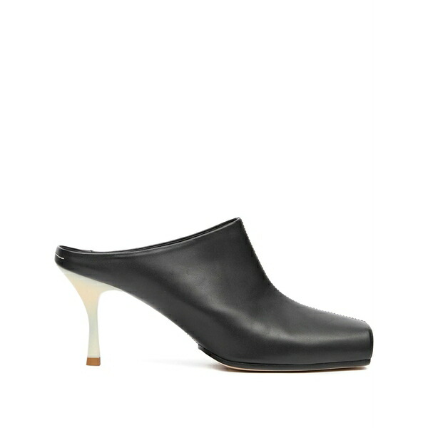 マルタンマルジェラ レディース サンダル シューズ Square-toe mules Black