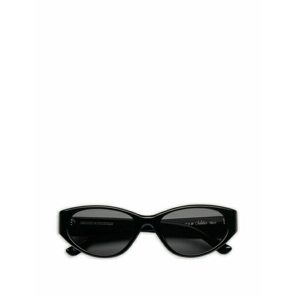 チミ メンズ サングラス・アイウェア 付属物 Solstice cat-eye-frame sunglasses Black