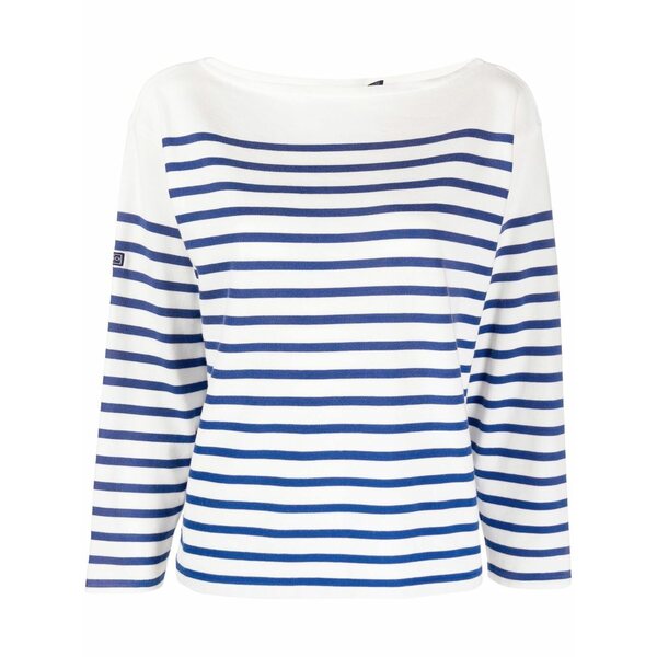 ラルフローレン レディース ティーシャツ トップス Mariner striped cotton top White