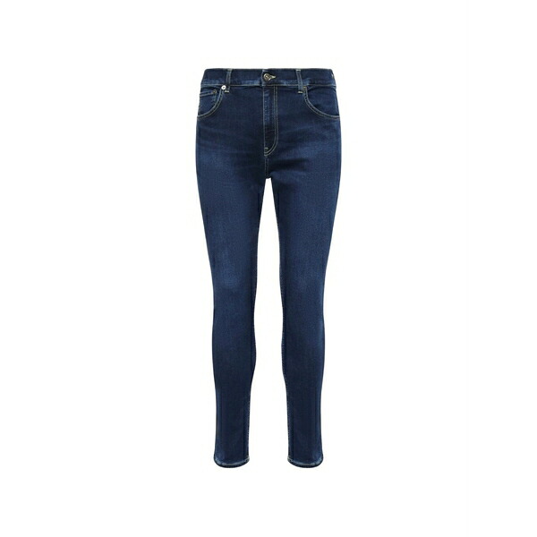 ドンダップ メンズ 心地好いズボン下 ボトムス Faded-effect slim-fit jeans Blue