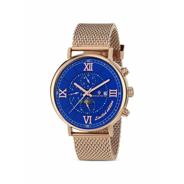 クリスチャンバンサント メンズ ウオッチ 付属品 Somptueuse ltd 46粍 watch Blue