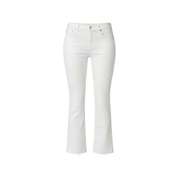 シチズンズ オブ 人間らしさ レディース ジーンズズボン下 ボトムス Frayed jeans White