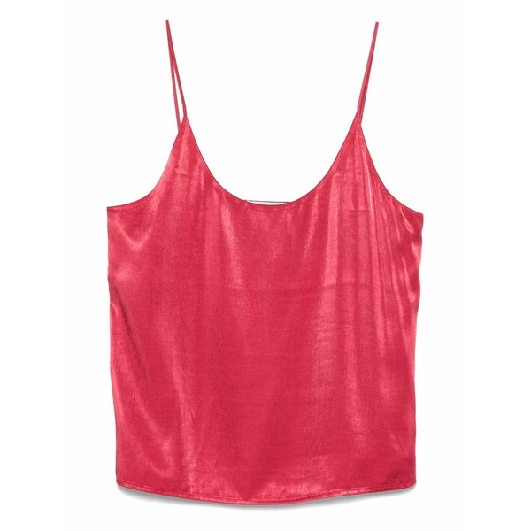 スコッチアンドソーダ レディース カットソー トップス Satin-finish top  Red