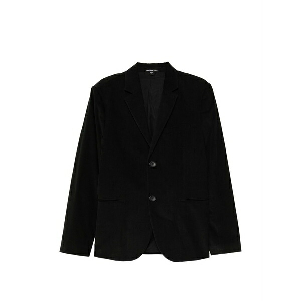 ジェームス 銭入れ メンズ 上衣＆上衣 アウター Corduroy blazer Black