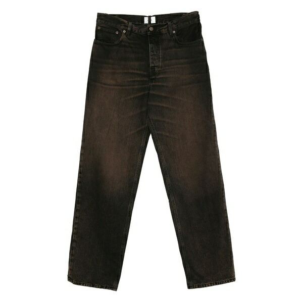 御機嫌冷やりとした メンズ ジーンズズボン下 ボトムス Five-pocket jeans Brown