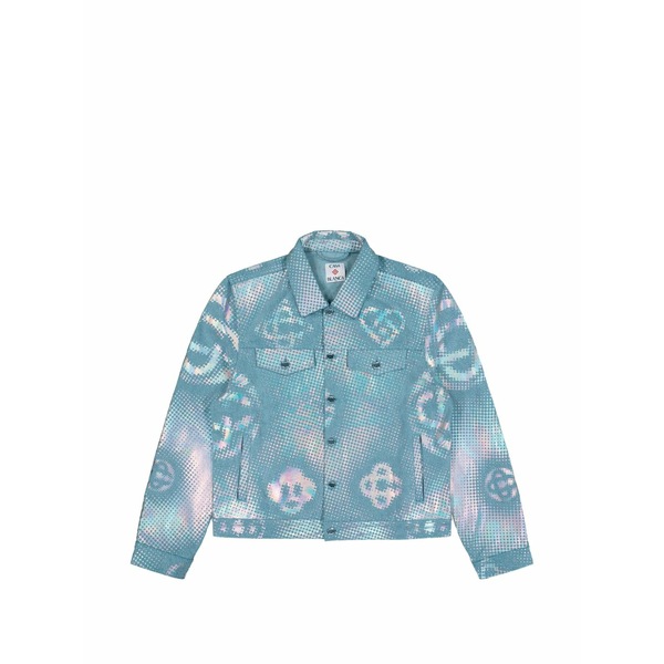 カサブランカ メンズ 上衣＆上衣 アウター Monogram denim jacket Blue