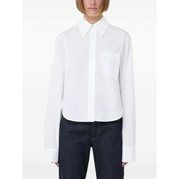 運動競技マックス レディース プルオーバー トップス Cropped shirt White