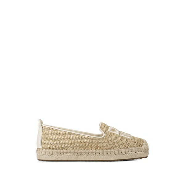 ダナ キャラン ニューヨーク州 レディース サンダル シューズ Maciella logo-embroidered espadrilles Neutrals
