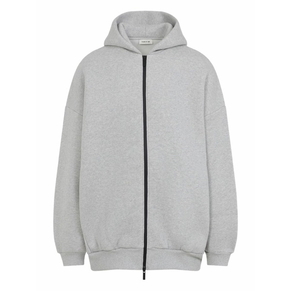フィアオブゴッド メンズ パーカー・スウェットシャツ アウター Zip-up hoodie Grey