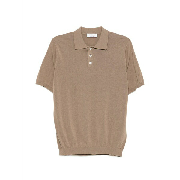 ジョルディーズ メンズ スポーツシャツ トップス Short-sleeve polo shirt Neutrals
