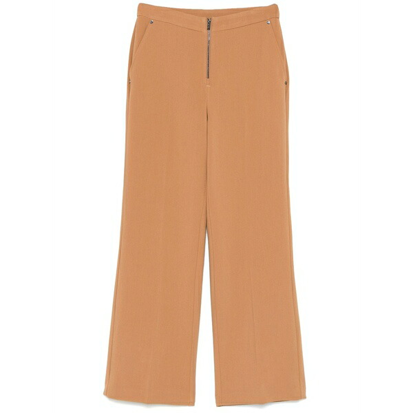 ダナ キャラン ニューヨーク州 レディース 心地よいズボン下 ボトムス Wide-leg trousers Brown