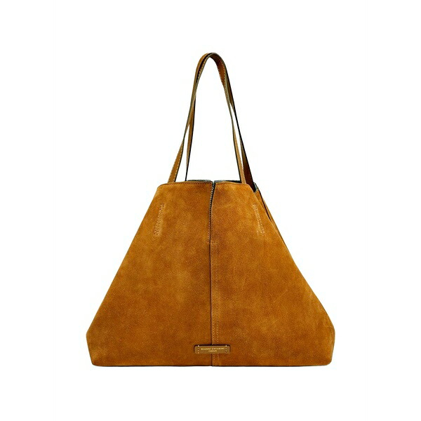 ジャンニ・キアリーニ レディース トートバッグ 御徒面子 Large maya suede tote bag Brown