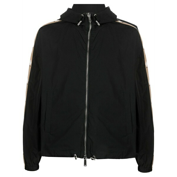 ディースクエアード メンズ 上衣＆上衣 アウター Contrast-panel lightweight jacket Black