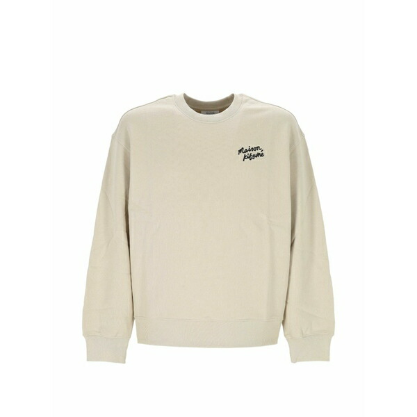 住み家 稲荷 メンズ パーカー・スウェットシャツ アウター Logo-detail sweatshirt Neutrals