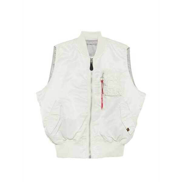 アルファインダストリーズ メンズ 上衣＆上衣 アウター Ma-1 heritage sleeveless gilet Grey