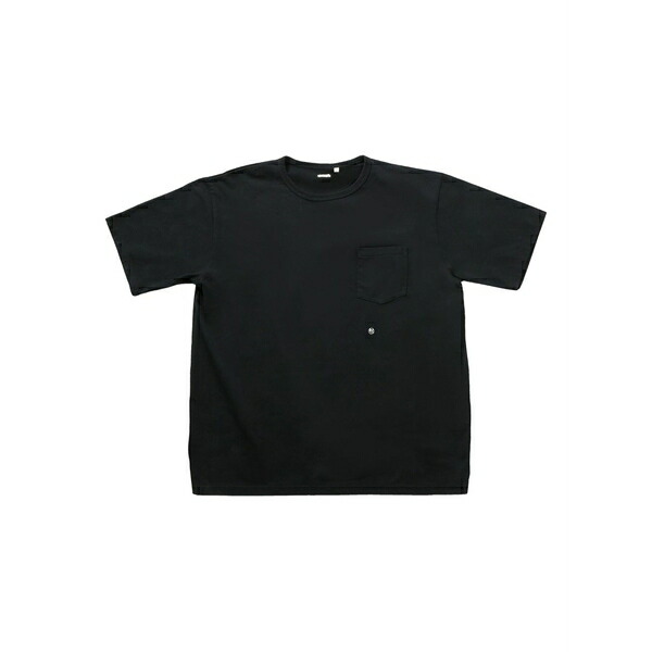 ナナミカ メンズ ティーシャツ トップス Chest-pocket t-shirt Black