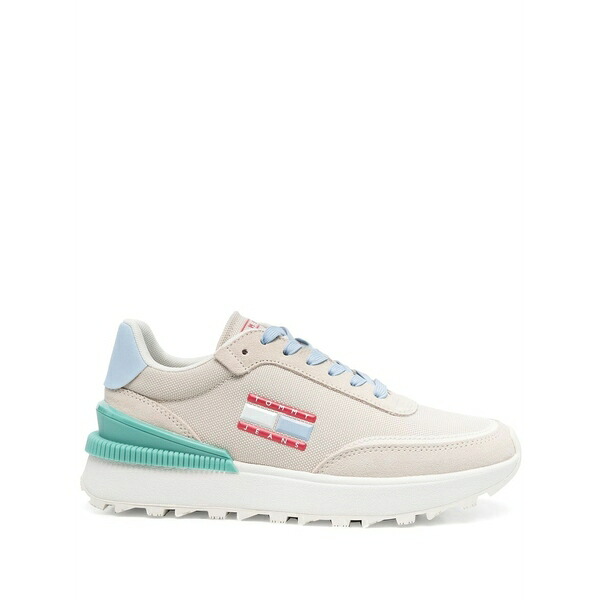 トミーヒルフィガー レディース スニーカー シューズ Tech runner low-top sneakers Neutrals｜asty