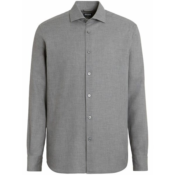 ゼニア メンズ プルオーバー トップス Cashco long-sleeve shirt Grey