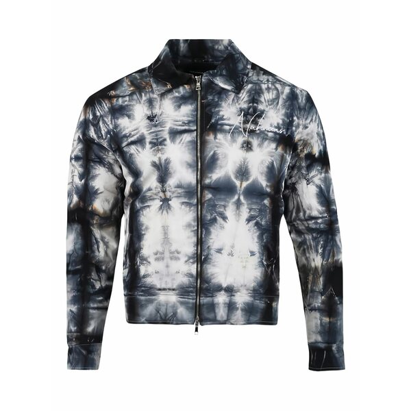 ナミアス メンズ 上衣＆上衣 アウター Tie-dye padded jacket Blue