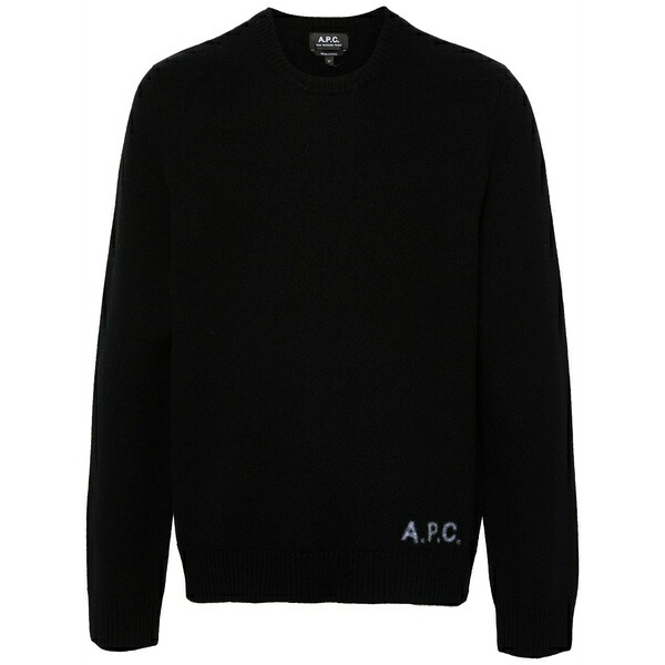 アーペーセー メンズ 編み物\u0026スウェーター アウター Edward jumper Black