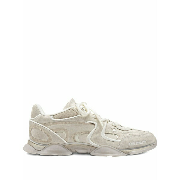 アクセルアリガト レディース スニーカー シューズ Suede leather panel trainers White