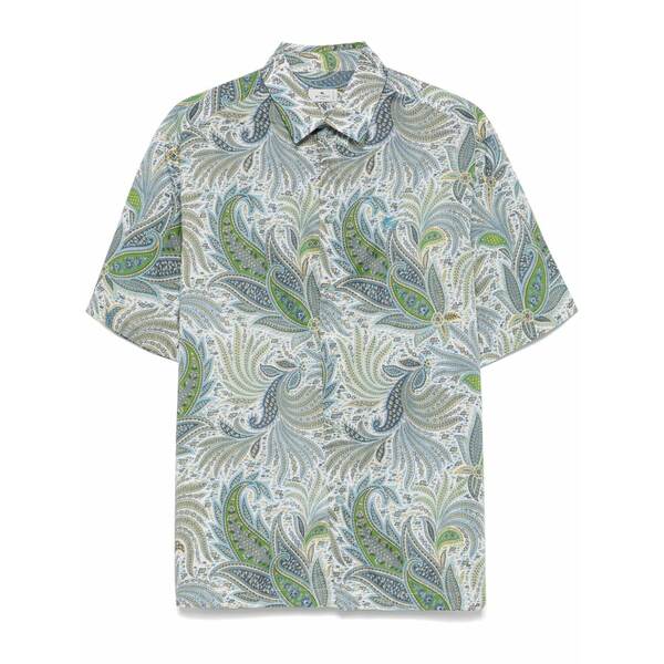 エトロ メンズ プルオーバー トップス Paisley-print shirt  White