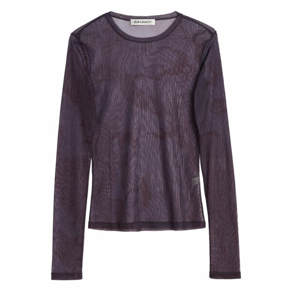 アワーレガシー レディース ティーシャツ トップス Print long-sleeve top Purple