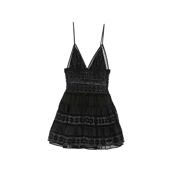 チャロ ルイス イビザ レディース 衣装 トップス Isca lace-pannel mini dress Black
