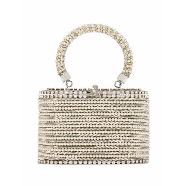 ロザンティカ レディース ハンドバック 御徒面子 Mini holli libellula pearl-embellished handbag Neutrals