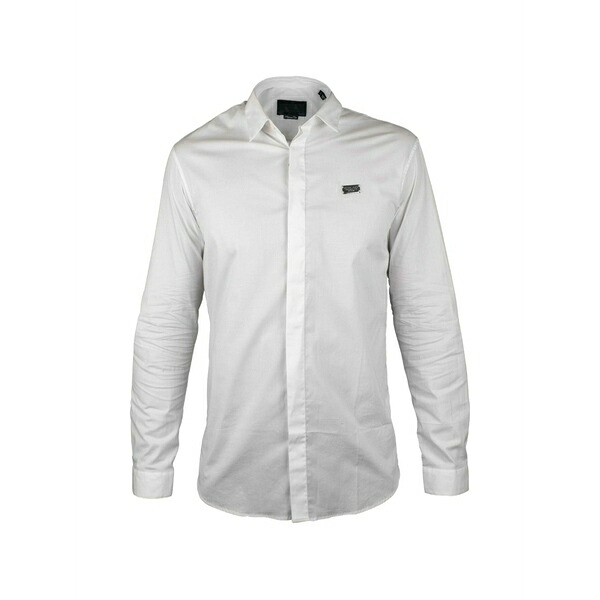 フィリップ飾り気のない メンズ プルオーバー トップス Iconic badge shirt White
