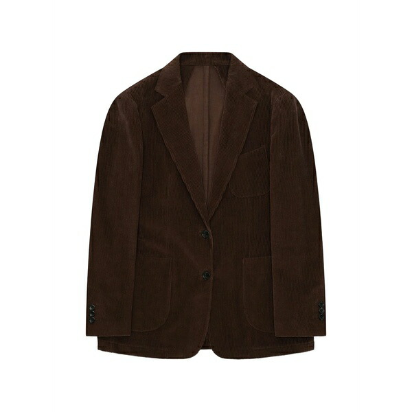 フォルテラ レディース 上衣＆上衣 アウター Benjamint cotton blazer Brown