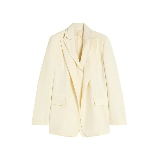 運動競技マックス レディース 上衣＆上衣 アウター Flap-pocket blazer Yellow