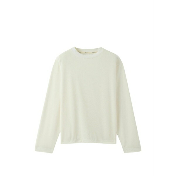ジャクエムス メンズ ティーシャツ トップス Rond carr￡ long-sleeve t-shirt White