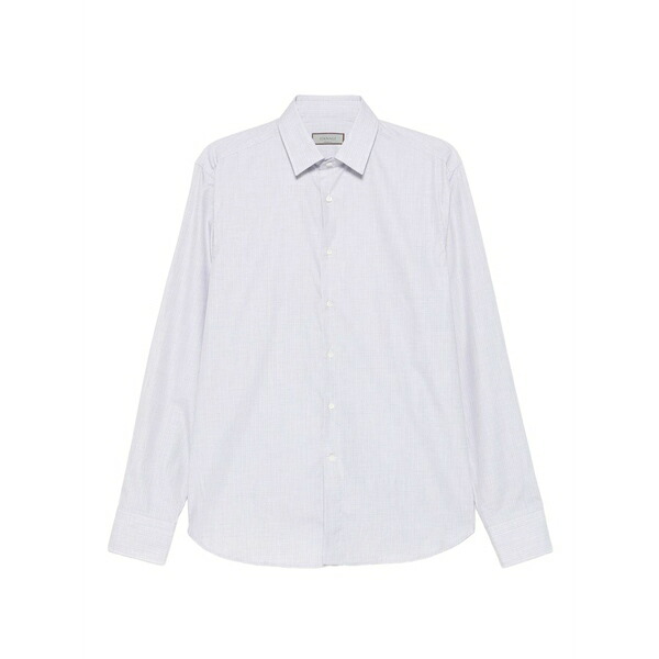 カナーリ メンズ プルオーバー トップス Cotton shirt Grey