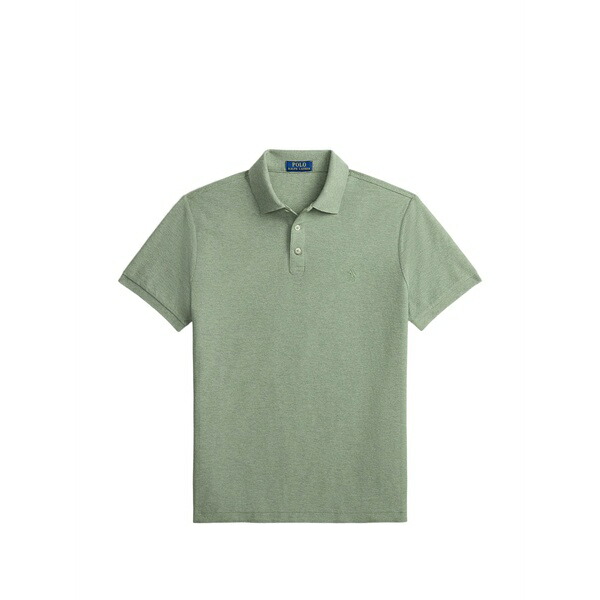ラルフローレン メンズ スポーツシャツ トップス Honeycomb-mesh slim fit polo Green
