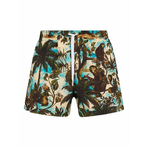 ディースクエアード メンズ 心地好いズボン下 ボトムス Monkey business swim shorts Neutrals
