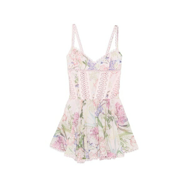 チャロ ルイス イビザ レディース 衣裳 トップス Gardenia floral-print mini dress Pink