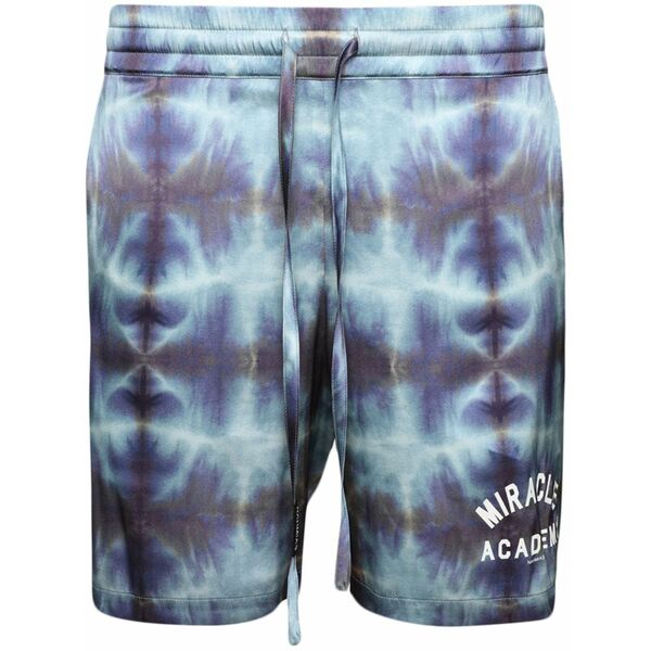 ナミアス メンズ カジュアルパンツ ボトムス Tie-dye silk shorts Blue｜asty
