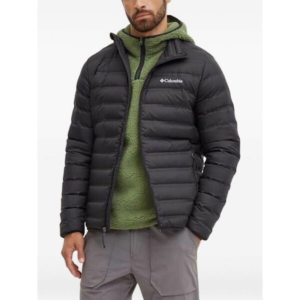 コロンビア メンズ 上衣＆上衣 アウター Quilted hooded jacket Black
