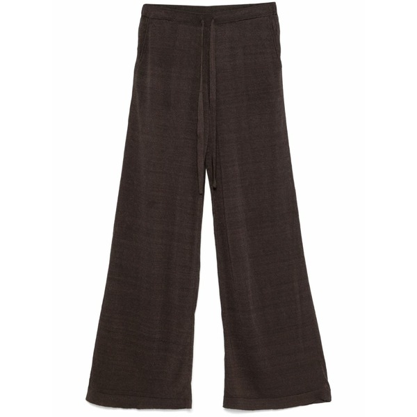 パロッシュ レディース 心地好いズボン下 ボトムス Knitted palazzo pants Brown