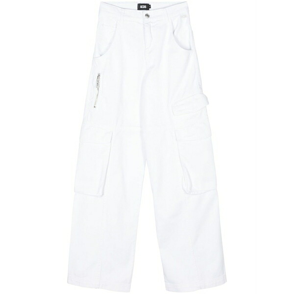 ジーシーディーエス メンズ 心地よいズボン下 ボトムス Ultracargo trousers White
