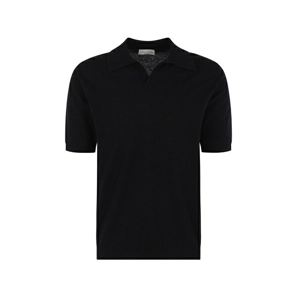 ロベルトコリーナ メンズ ティーシャツ トップス Boucl￡-knit t-shirt Black