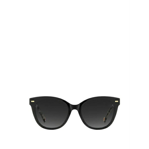 キャロライナヘレラ レディース 黒眼鏡＆アイウェア 添え物 Tortoiseshell-effect cat-eye sunglasses Black