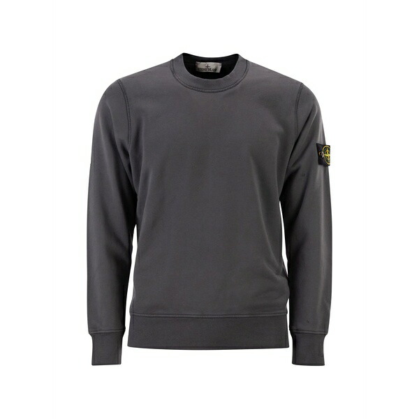 ストーンアイランド メンズ パーカー・スウェットシャツ アウター Raglan-sleeve crew-neck sweatshirt Grey