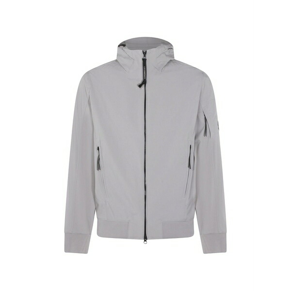 シーピーカンパニー メンズ 上衣＆上衣 アウター Hooded zip jacket Grey