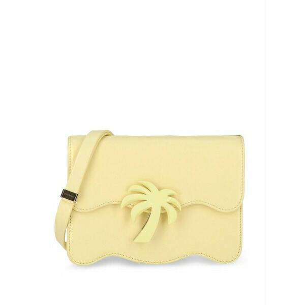 パーム・エンジェルス レディース ショルダーバッグ 御徒面子 Palm-motif shoulder bag Yellow