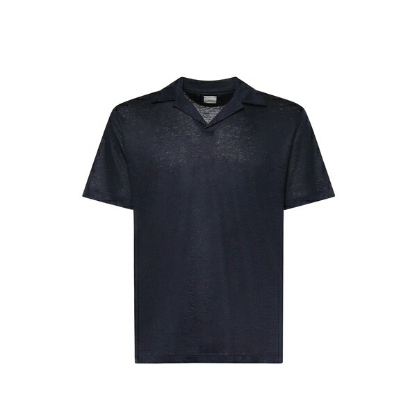 イレブンティ メンズ プルオーバー トップス Revere-collar t-shirt Blue