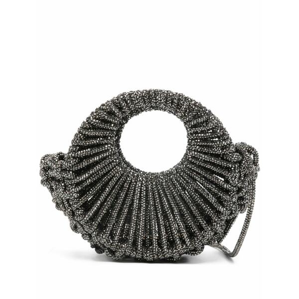 ヒボウラマ レディース ショルダーバッグ 御徒面子 Mini jaya cross body bag  Grey