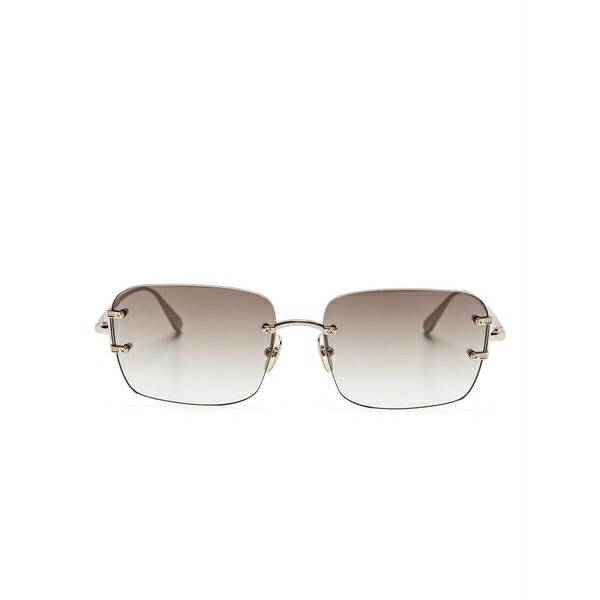 リンダ ファロー メンズ サングラス・アイウェア 佩び物 Square-frame sunglasses Gold